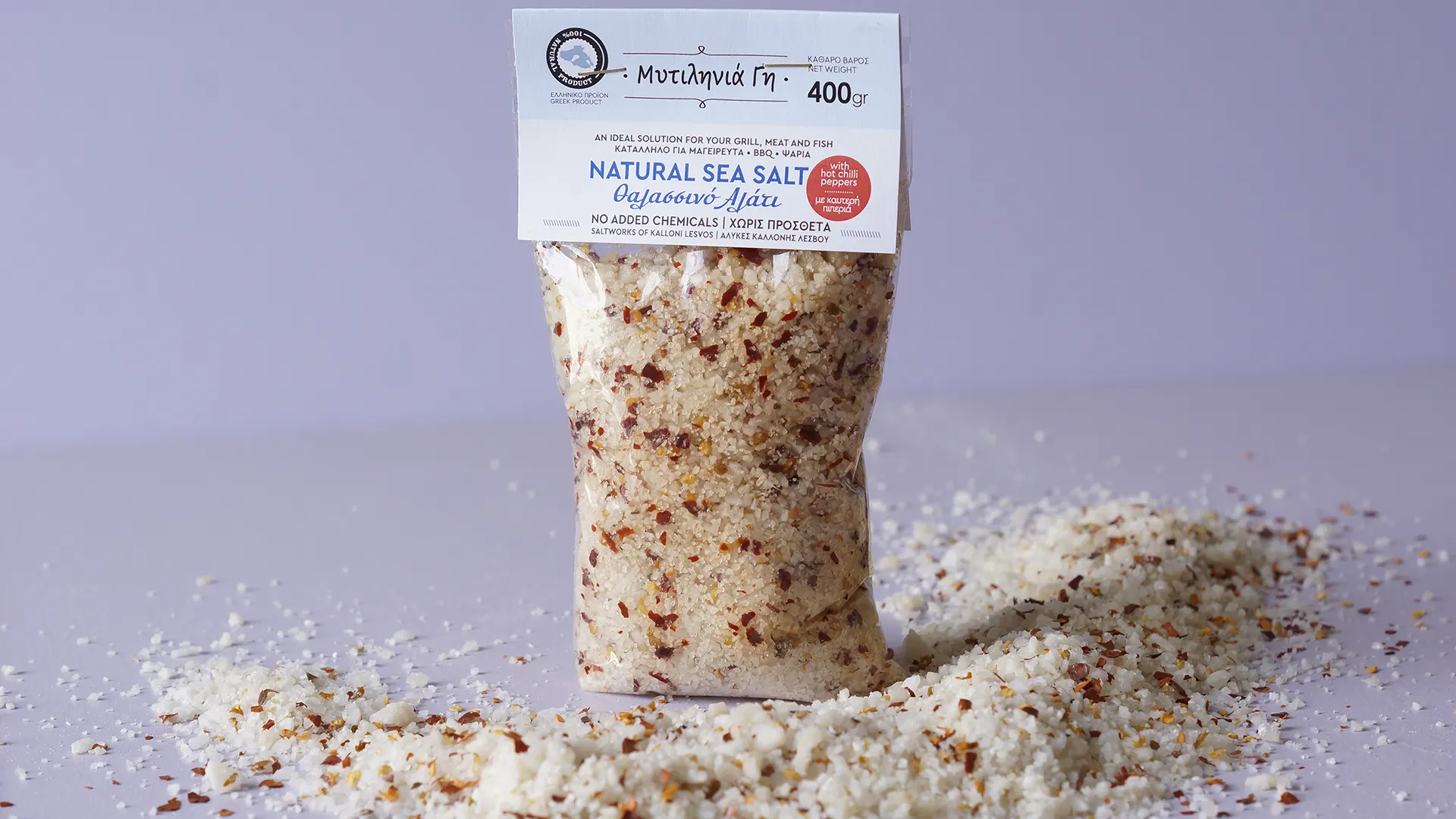 Natural Sea Salt with Hot Chilli Pepper