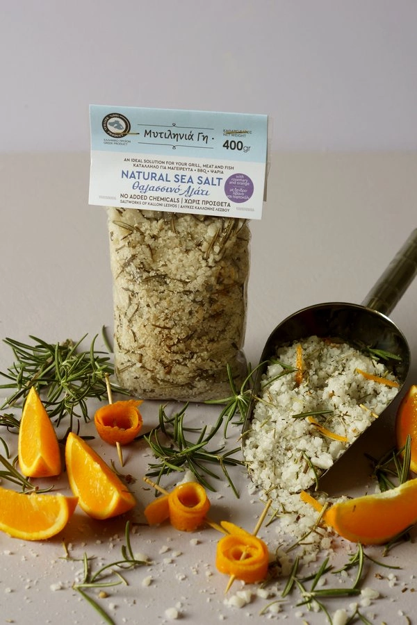 Natural Sea Salt with Rosemary and Orange